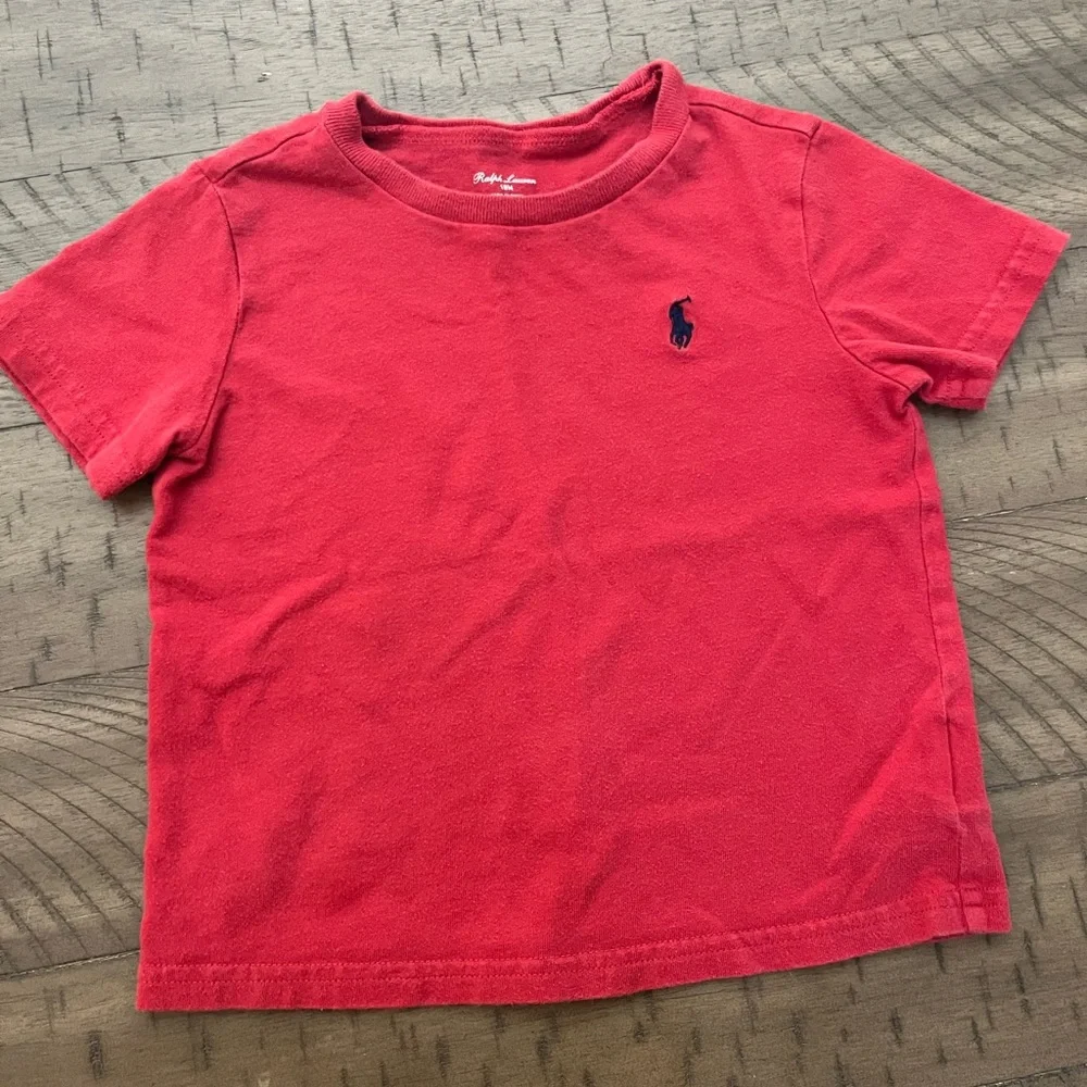 Ralph Lauren Kids Classic Red Tee